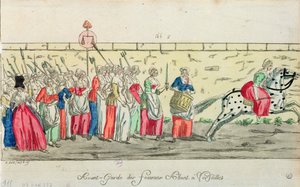 1789年10月5日前往凡尔赛宫的女性高级护卫 作者 法语学校